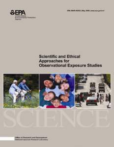 ii  EPA 600/R[removed]May[removed]Scientific and Ethical Approaches for