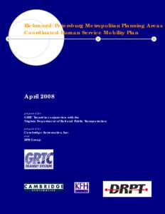 Urban studies and planning / Transport / Greater Richmond Transit Company / Federal Transit Administration / Transportation Equity Act for the 21st Century / Richmond /  Virginia / Needs assessment / Virginia / Transportation planning / Transportation in the United States / Metropolitan planning organization