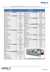 XCHANGE CEILING MOUNTED TECHNICAL SPECIFICATIONS XC 1000 CM-EC UNIT SPECIFICATION