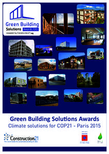 .org  Green Building Solutions Awards Climate solutions for COP21 - Paris 2015 with the support of