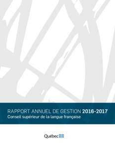 Avis au lecteur sur l’accessibilité : Ce document est conforme au standard du gouvernement du Québec SGQRIafin d’être accessible à toute personne handicapée ou non. Toutes les notices entre accolades s