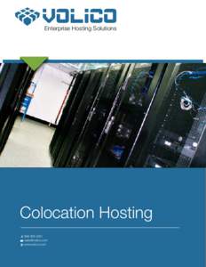 VOLICO Enterprise Hosting Solutions Colocation Hosting 