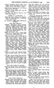 THE LONDON GAZETTE, 24 SEPTEMBER, 1940 Forestry Commission, Dorothy Marie Janet Baptie, from the Department of H.M. Procurator General and Treasury Solicitor.