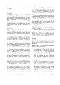Donald Knuth / Digital typography / PostScript / TeX / Vector graphics markup languages / Metafont / MetaPost / Computer Modern / ConTeXt / Computing / Application software / Software