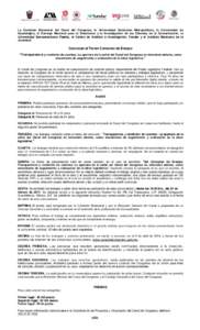 La Comisión Bicamaral del Canal del Congreso, la Universidad Autónoma Metropolitana, la Universidad de Guadalajara y el Consejo Nacional para la Enseñanza y la Investigación de las Ciencias de la Comunicación