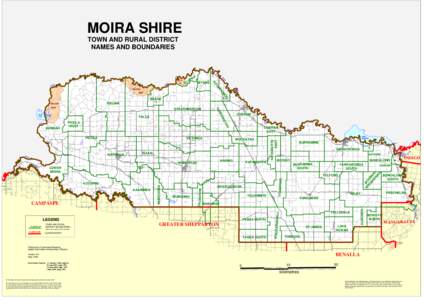 MOIRA SHIRE TOWN AND RURAL DISTRICT NAMES AND BOUNDARIES Park