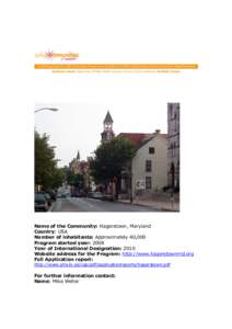 Microsoft Word - Hagerstown Web Site Summary Final June 15, [removed]doc
