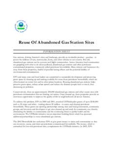 Reuse of Abandoned Gas Station Sites | Region 4 | US EPA