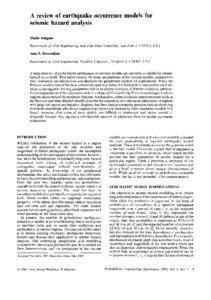 Stochastic processes / Markov models / Markov chain / Poisson distribution / Earthquake / Aftershock / Poisson / Non-homogeneous Poisson process / Markovian arrival processes / Statistics / Poisson processes / Markov processes