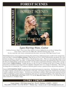 LYNN HARTING-WARE  FOREST SCENES FOREST SCENES Goldberg Variations