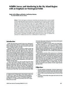 Merging science and management in a rapidly changing world: Biodiversity and management of the Madrean Archipelago III and 7th Conference on Research and Resource Management in the Southwestern Deserts; 2012 May 1-5; Tuc