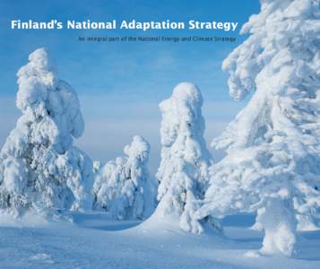 Finland’s National Adaptation Strategy An integral part of the National Energy and Climate Strategy PREPARATION OF FINLAND’S NATIONAL ADAPTATION STRATEGY Preparation of the National Strategy for Adaptation to Climat