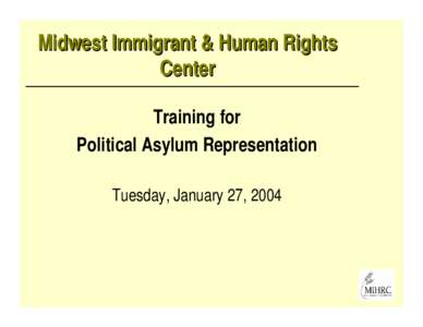 Case law / Immigration and Naturalization Service v. Cardoza-Fonseca / Well-Founded Fear / Refugee law / Refugee / Asylum / Immigration and Naturalization Service v. Elias-Zacarias / HJ and HT v Home Secretary / Right of asylum / Law / Persecution