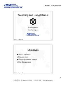 © 1995 K. P. Haggerty, ARR!  Accessing and Using Internet! Kip Haggerty