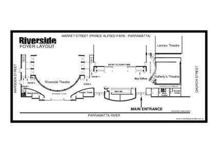 MARKET STREET (PRINCE ALFRED PARK - PARRAMATTA) Lennox Theatre ENTRY TO COURTYARD  DOOR 4