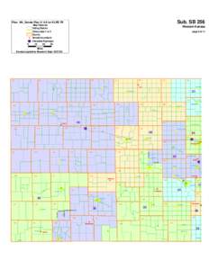 Sub. SB 256  Plan: M4_Senate Plan 21 AA for KLRD TR Map Features Voting District Cities class 1 or 2
