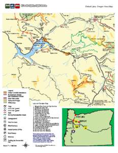 Detroit Lake, Oregon Area Map   