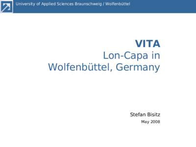 University of Applied Sciences Braunschweig / Wolfenbüttel  VITA Lon-Capa in Wolfenbüttel, Germany