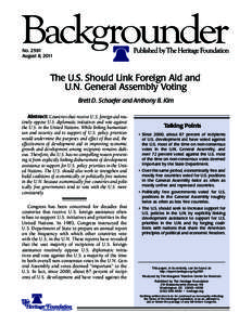 United Nations Security Council / United States Agency for International Development / War in Afghanistan / State of Palestine / United States and the United Nations / Reform of the United Nations Security Council / International relations / Foreign relations of the Palestinian National Authority / Aid