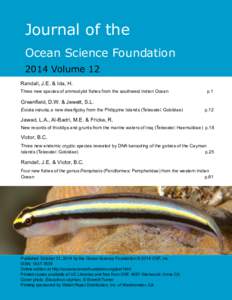 Citharichthys darwini n. sp., a new endemic flatfish from the Galápagos Archipelago (Teleostei: Pleuronectiformes: Paralichthyidae)