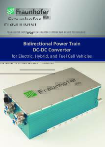 Bidirectional Power Train DC-DC Converter for Electric, Hybrid, and Fuel Cell Vehicles  Bidirectional Power Train
