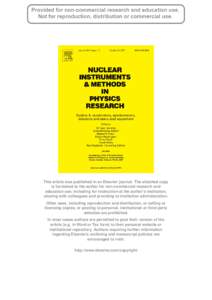 This article was published in an Elsevier journal. The attached copy is furnished to the author for non-commercial research and education use, including for instruction at the author’s institution, sharing with colleag