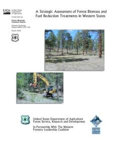 A Strategic Assessment of Forest Biomass and Fuel Reduction Treatments in Western States