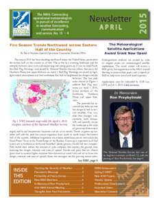 Storm chasers / Weather forecasting / Storm / Ron Przybylinski / National Weather Association / National Weather Service / Meteorology / American Meteorological Society / Thunderstorm / Mesonet