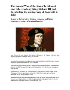 Microsoft Word - Richard III burial row[1].docx
