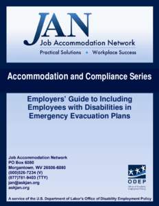 Occupational safety and health / Law / Americans with Disabilities Act / Disability / Rehabilitation Act / Emergency management / Reasonable accommodation / Health / Accessibility / Job Accommodation Network / Design