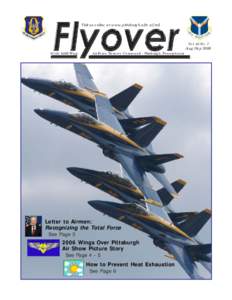 Visit us online at www.pittsburgh.afrc.af.mil  Vol. 45 No. 7 Aug/Sep 2006 911th Airlift Wing