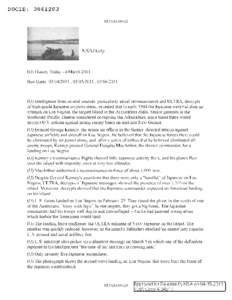 DOCID: [removed]UNCLASSIFIED NSADaily  (D) History Today - 4 March 2011