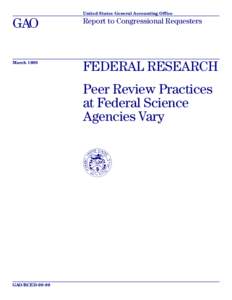 United States General Accounting Office  GAO Report to Congressional Requesters