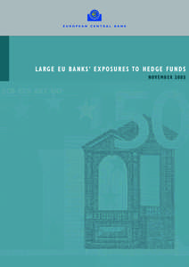 Large EU banks' exposures to hedge funds, November 2005