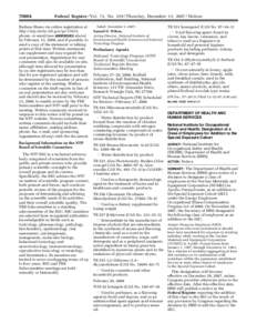 [removed]Federal Register / Vol. 72, No[removed]Thursday, December 13, [removed]Notices Barbara Shane via online registration at http://ntp.niehs.nih.gov/go/15833,