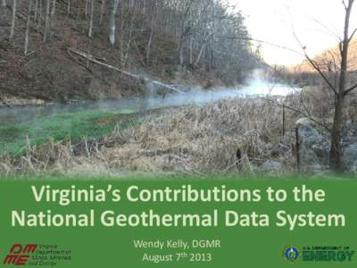 Geothermal Energy in Virginia