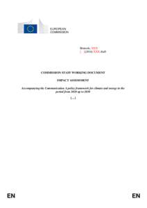 EUROPEAN COMMISSION Brussels, XXX […](2014) XXX draft