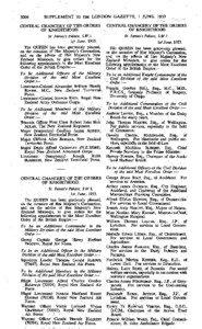 3004  SUPPLEMENT TO THE LONDON GAZETTE, 1 JUNE, 1953