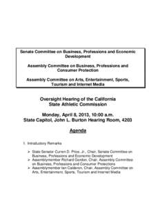 State governments of the United States / Curren Price / Consumer protection / California