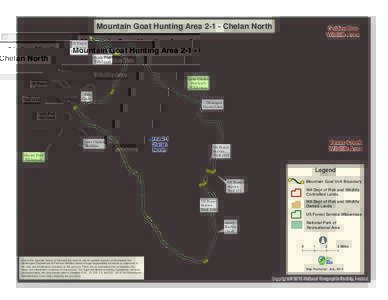 Mountain Goat Hunting Area[removed]Chelan North  North Fork Fish Creek  Lake Chelan