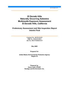 El Dorado Hills, CA Report on Asbestos