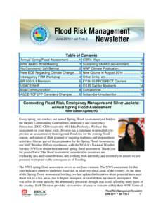 Actuarial science / Risk management / United States Army Corps of Engineers / United States Department of Defense / Coastal Barrier Resources Act / Flood / Emergency management / Federal Emergency Management Agency / South Pacific Division / Management / Risk / Ethics
