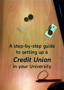 A step-by-step guide to setting up a Credit Union  in your University
