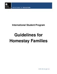 Microsoft Word - HomestayGuidelinesFamilies