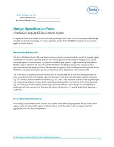 Design Specification Form