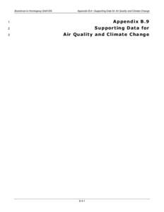 Draft Environmental Impact Statement and Land Use Plan Amendments for the Boardman to Hemingway Transmission Line Project: Appendix B.9