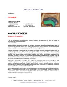 Microsoft Word - HODGK 2014 Howard Hodgkin (Paris)_French_EXTENSION.doc