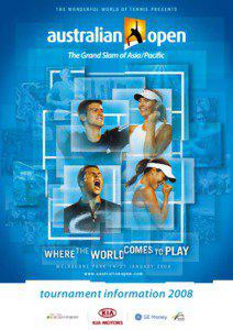 Jo-Wilfried Tsonga / Wheelchair tennis / Novak Djokovic / Grand Slam / Tennis / Sports / Australian Open