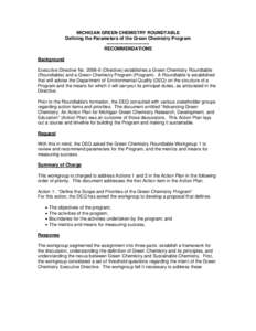 Chemistry / Environmental chemistry / Green chemistry / Waste reduction / Chemist / Sustainability / California Green Chemistry Initiative / Paul Anastas / Environment / Earth / Science