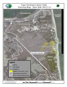 Cape Henlopen State Park Hunting Map - East Side[removed]No Hunting DELAWARE BAY ATLANTIC
